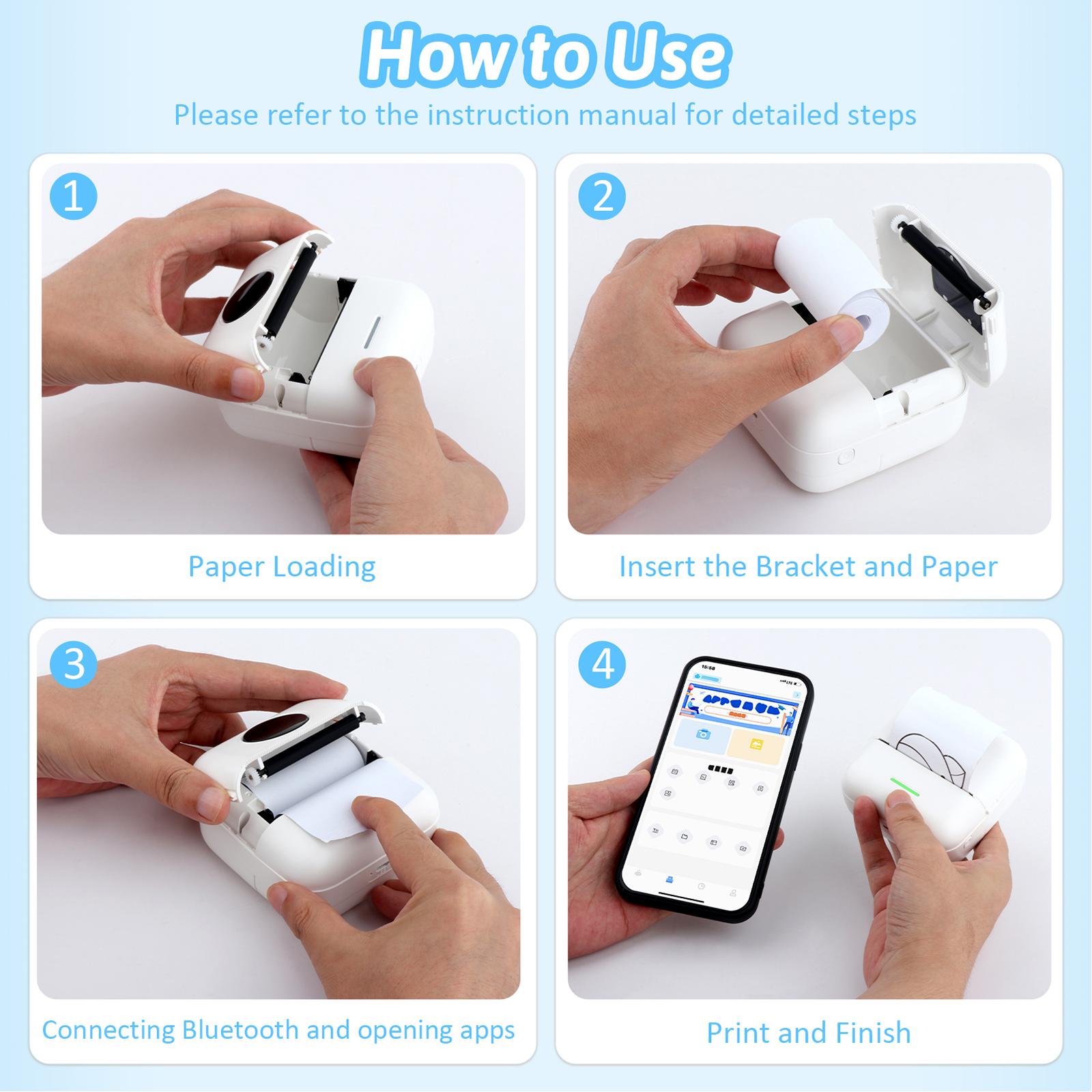 Imprimante thermique portable  - Printer Paper avis et prix